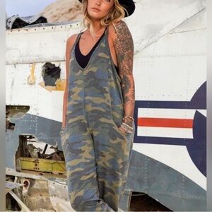 Boho Camo Jumpsuit